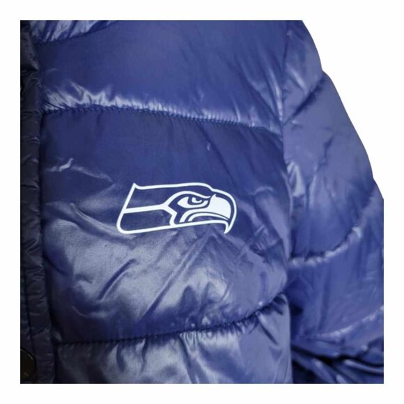 DKNY Seattle Seahawk Puffer Jacket - Purple - Picture 5 of 13